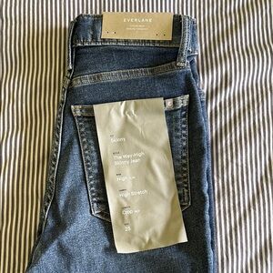 Everlane Dark Blue High-Waist Jeans